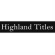 Highland Titles Discount Code